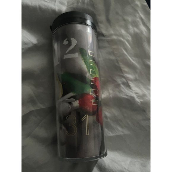 2015 STARBUCKS Coffee Travel Tumbler Mug Free Refill Holiday 2015 16 Oz CHRISTMA - Picture 7 of 7